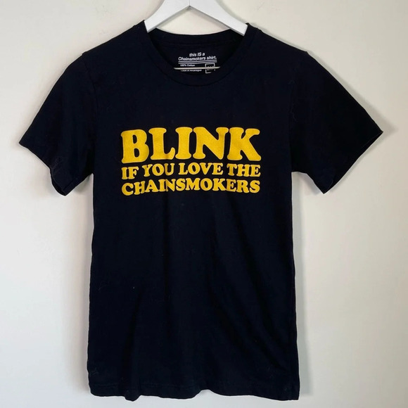 The Chainsmokers black t-shirt size small - Picture 1 of 3